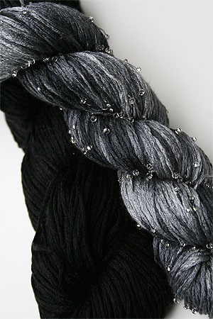 Artyarns Beaded Silk Pearl Knitting Yarn H18S  Grey Tonal!
