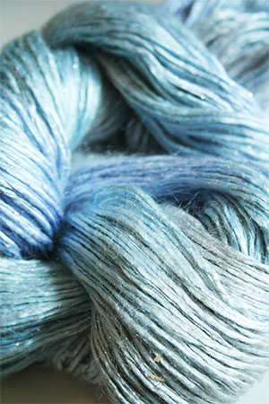 Artyarns Rhapsody Glitter Worsted SIlk Mohair in H16 Winter Bouquet with Silver