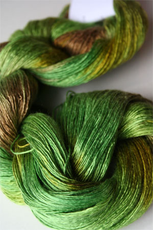 Artyarns Silk Essence in H32 Go Green!