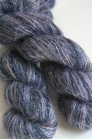 artyarns silk mohair glitter in h21 silver