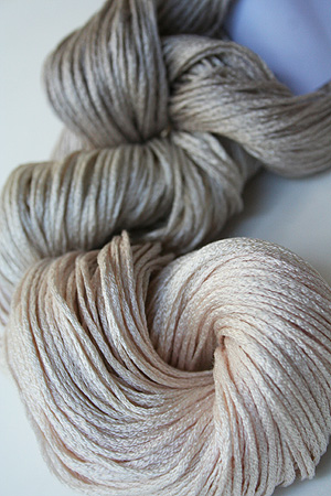 Artyarns Silk Pearl in color 167 Oyster Pearl