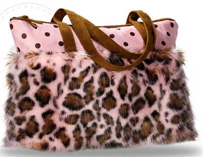 Atenti Pinky Pink Knitting Tote