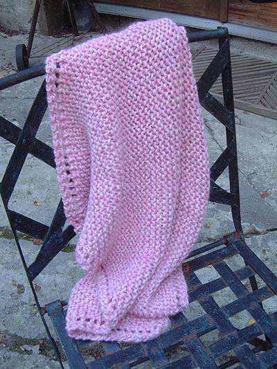 Free Baby Blanket knitting pattern - FREE from Fab!