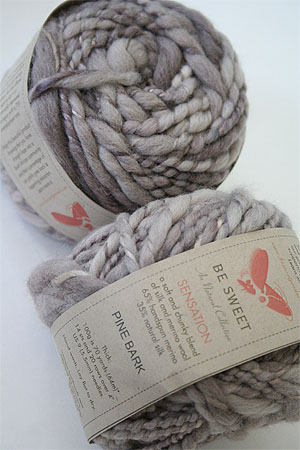 Be Sweet Sensation Merino and Silk Yarn in Pine Bark