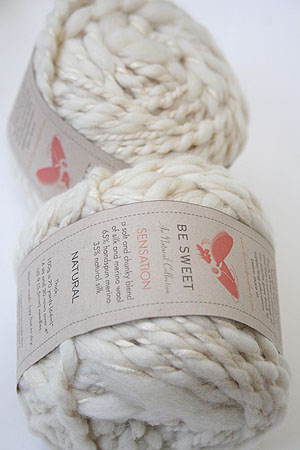 Be Sweet Sensation Merino and Silk Yarn in Natural