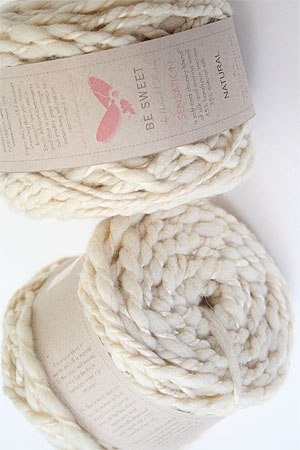 Be Sweet Sensation Merino and Silk Yarn in Natural