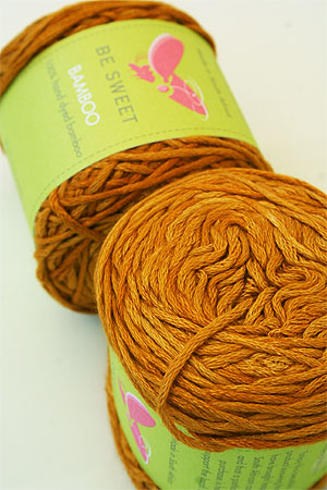 Be Sweet Bamboo Yarn in 604 Mustard