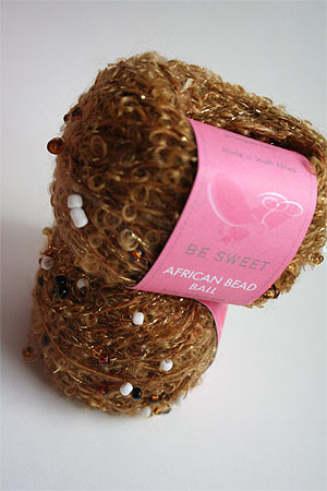 be sweet african beaded ball yarn