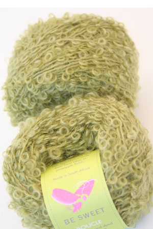 Mohair Boucle in Green Potion