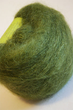 Be Sweet Medium Brushed Mohair in Olive Green