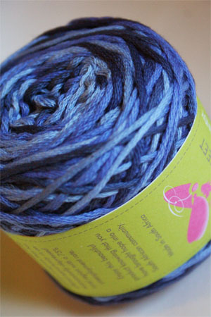 Be Sweet Cotton Candy in 16 Blues Mix DK Cotton 