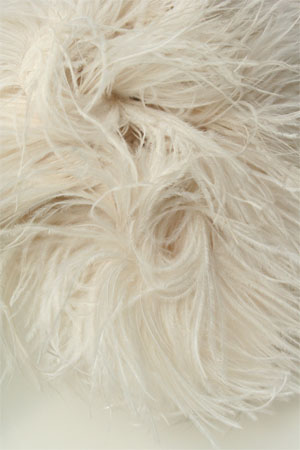 Be Sweet Natural Ostrich Feather Knitting Trim
