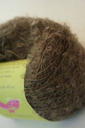 Be Sweet Extra Fine Mohair Boucle Yarn - Dark Camel