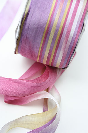 Silk Ribbon knitting yarn in Multi Fruit