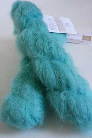 Blue Sky Brushed Suri in Agua