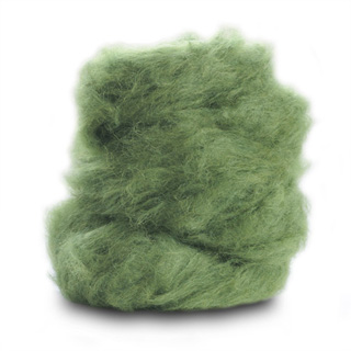 brushed suri alpaca in parsley