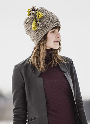 Knitting Patterns for Blue Sky Fibers Woolstock | Tonka Bay Hat