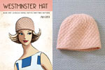 mini pattern westminster hat