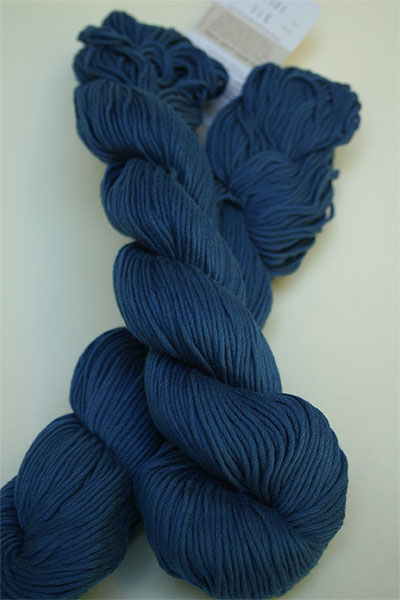 blue sky alpacas french blue skinny cotton