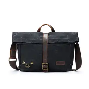 Della Q | Makers Rolltop Bag | Black