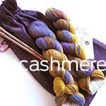 CASHMERE POUCH Knitting Gift