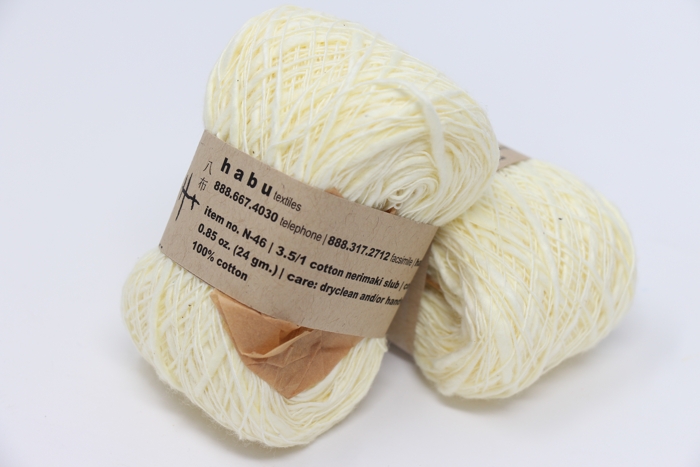 Habu Nerimaki Cotton Yarn Lemon (10)
