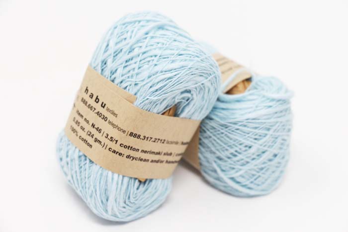 Habu Nerimaki Cotton Yarn Baby Blue (14)
