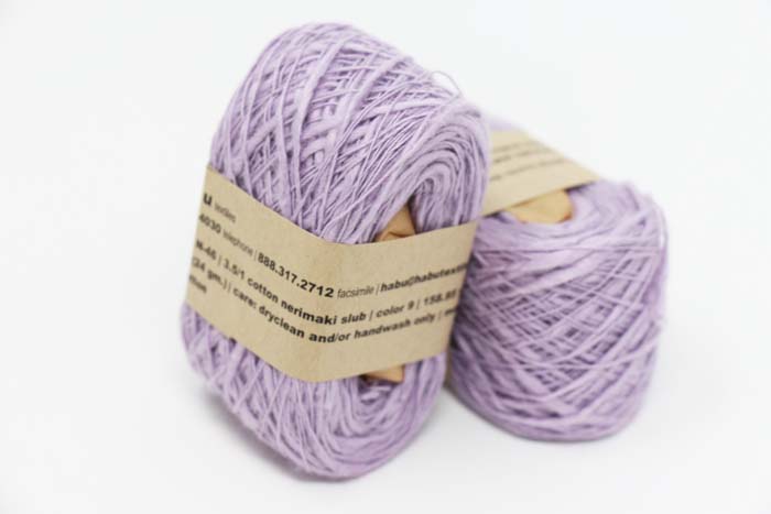 Habu Nerimaki Cotton Yarn Lavender (9)
