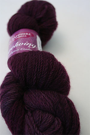 Handspun Cashmere Angelwing in Raisin D'Etre 