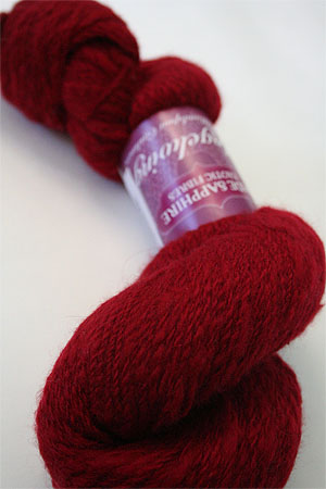 Handspun Cashmere Angelwing in Seeing Red 