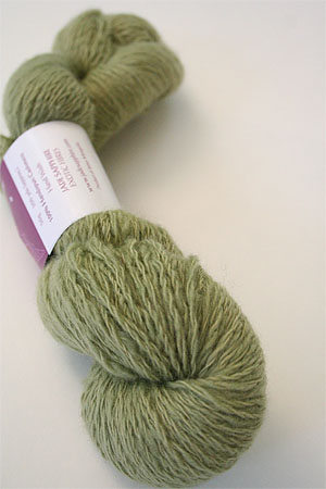 Handspun Cashmere Angelwing in Green Tea 