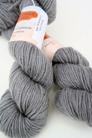 Jade Sapphire Cashmere 6-Ply Yarn Color :: 65 Silver Fox