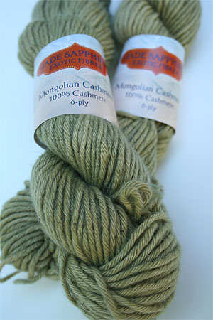 Jade Sapphire 6 Ply Cashmere Yarn :: 92 Green Tea