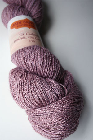 Silk and Cashmere Lace Knitting Yarn in 163 Pink Granite