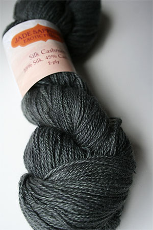 Silk and Cashmere Lace Knitting Yarn in 166 Malachite
