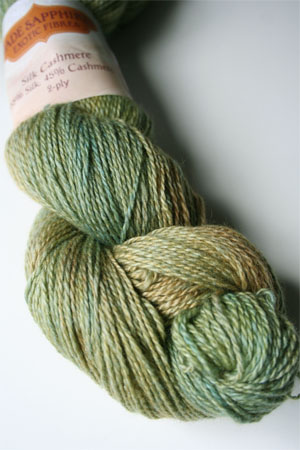 Silk and Cashmere Lace Knitting Yarn in 167 Kryptonite