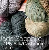 Jade Sapphire Silk Cashmere Lace Yarn