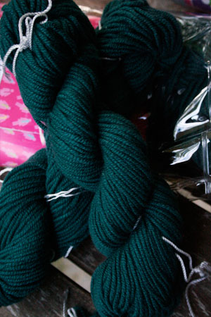 JADE SAPPHIRE Cashmere Scarf knitting kit for HER Teal My Heart