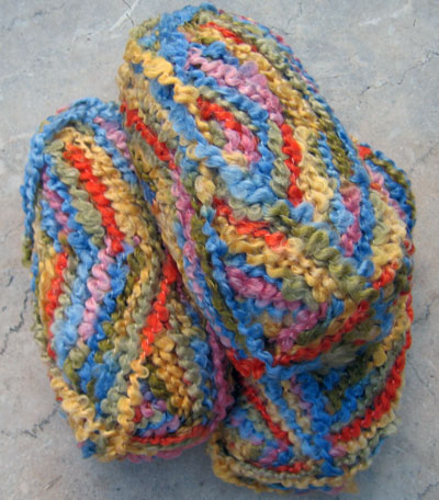 boucle knitting yarn