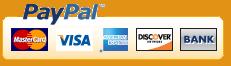 We accept paypal and credit cards 
