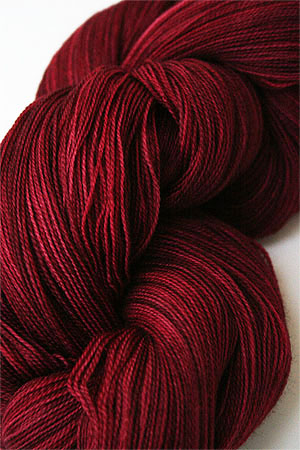 madelinetosh Tosh Merino Lace Yarn superwash 2 ply Merino Lace Yarn weight weight knitting yarn in Color Tart
