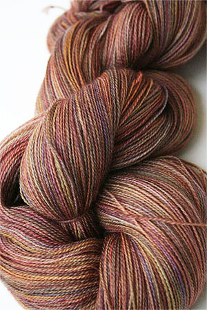 madelinetosh Tosh Merino Lace Yarn superwash 2 ply Merino Lace Yarn weight weight knitting yarn in Color Amber Trinket