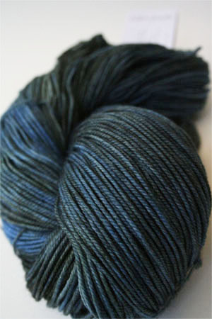 madelinetosh pashmina yarn in Worn Denim