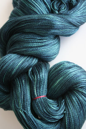 Tosh silk lace yarn by MadelineTosh in Cousteau