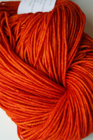 madelintosh vintage yarn in citrus