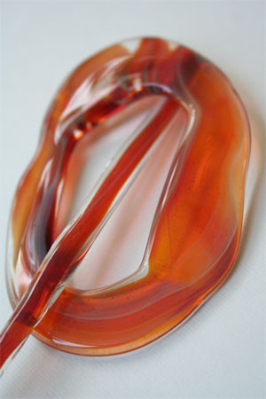 Moving Mud Shawl Pin jus d'orange