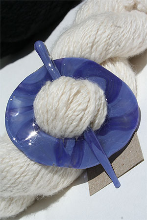 Moving Mud Shawl Pin Denim