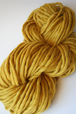 chunky mustard wool