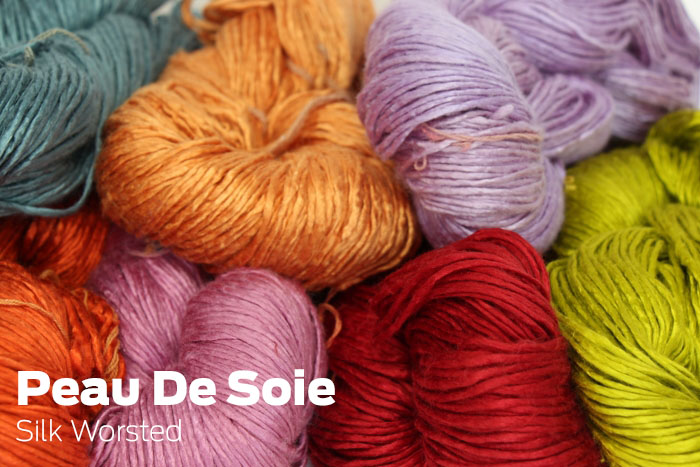 Peau De Soie Hand Dyed Silk Yarn... a fab exclusive