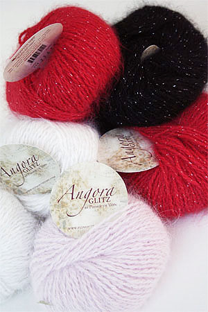 Plymouth Angora Glitz angora yarn with glitter